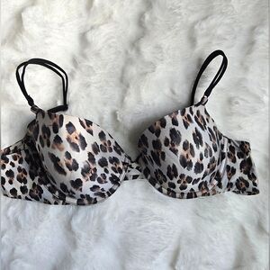 Victoria's Secret Leopard Print Bra, 34D